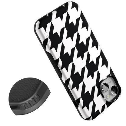 Houndstooth | High Contrast Design Case