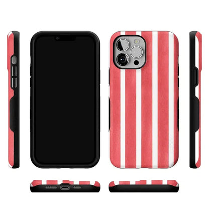 East Coast Summer | Red Stripes Case