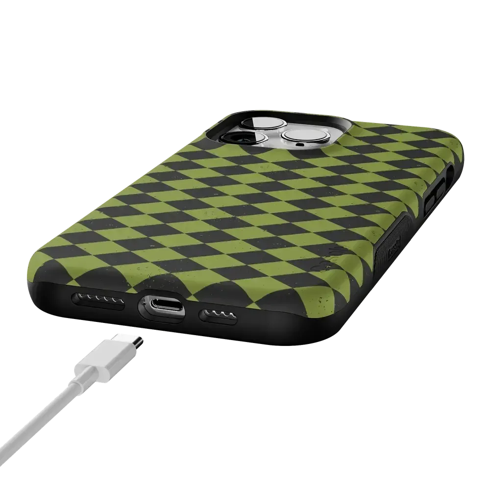 Wicked Hex | Green Checkered Case