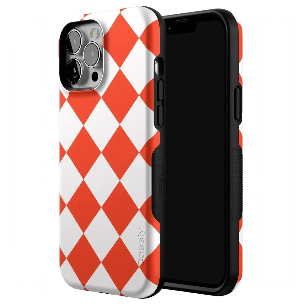 Red Checkerboard | High Contrast Design Case
