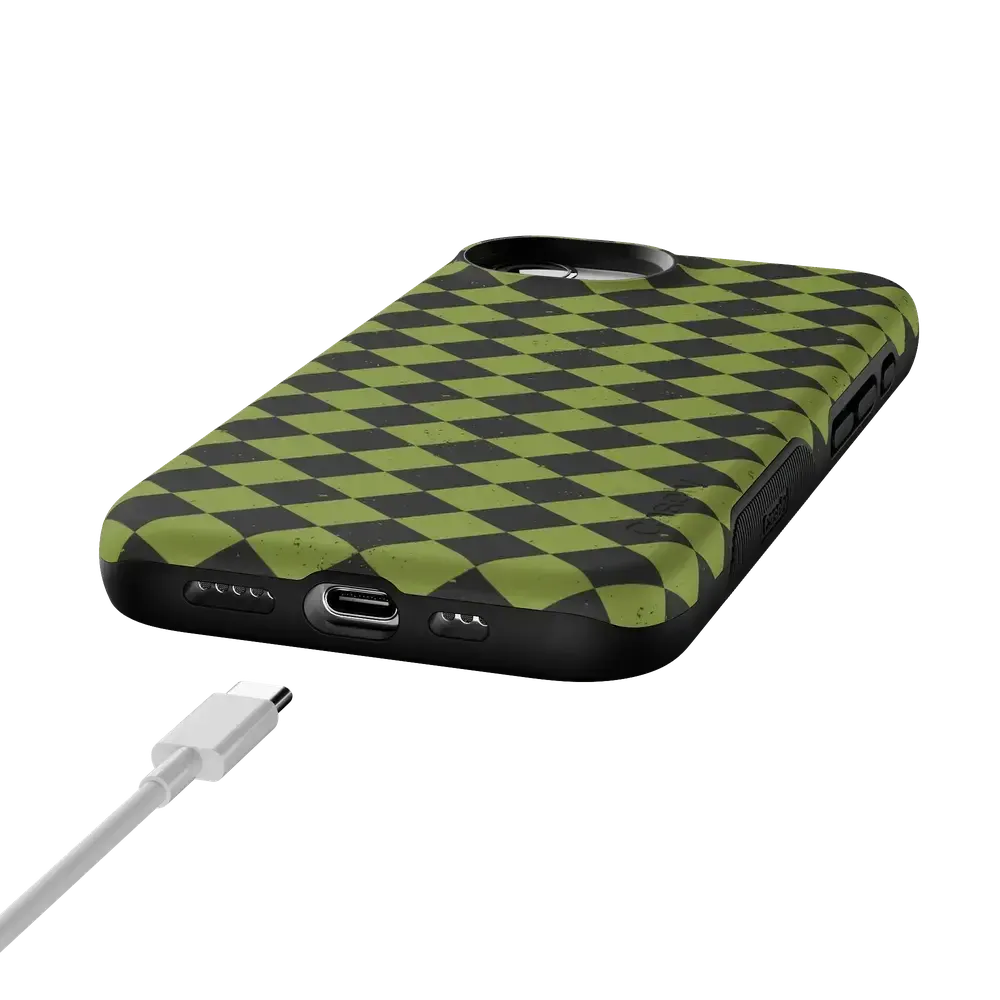 Wicked Hex | Green Checkered Case