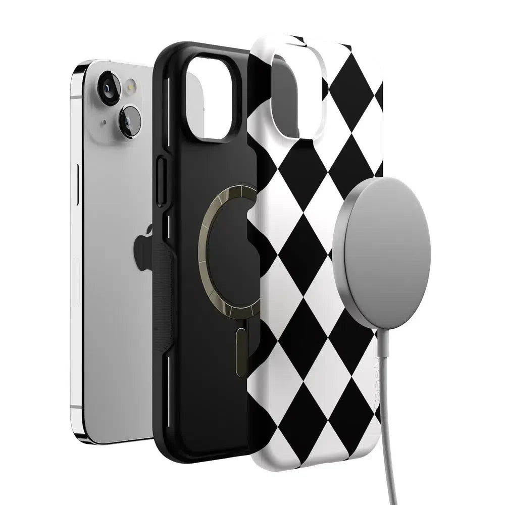 Black Checkerboard | High Contrast Design Case