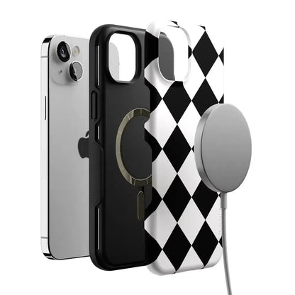 Black Checkerboard | High Contrast Design Case