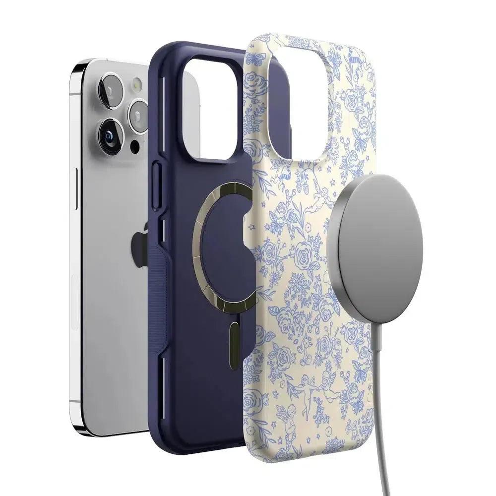 Cupid's Canvas | Periwinkle Floral Case