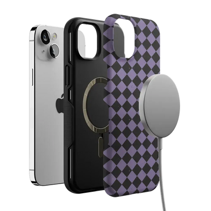 Midnight Hex | Purple Checkered Case