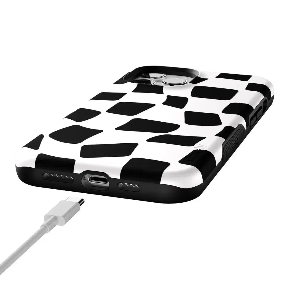 Funky Checkerboard | High Contrast Design Case