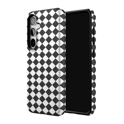 Salem's Hex | Black & White Checkered Case