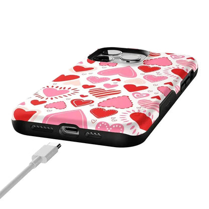 Love Struck | Heart Stickers Case