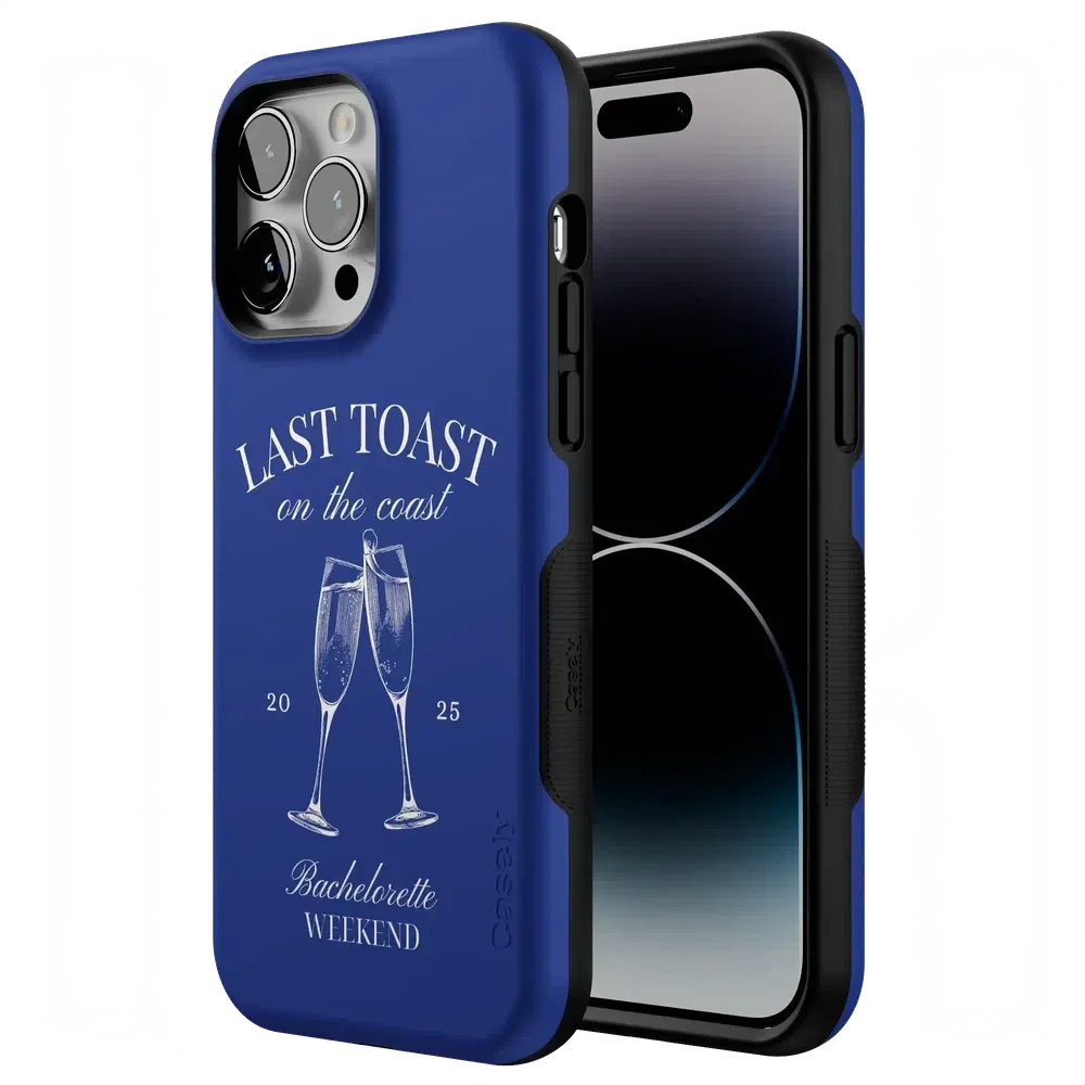 Last Toast | Blue Coastal Bachelorette Case