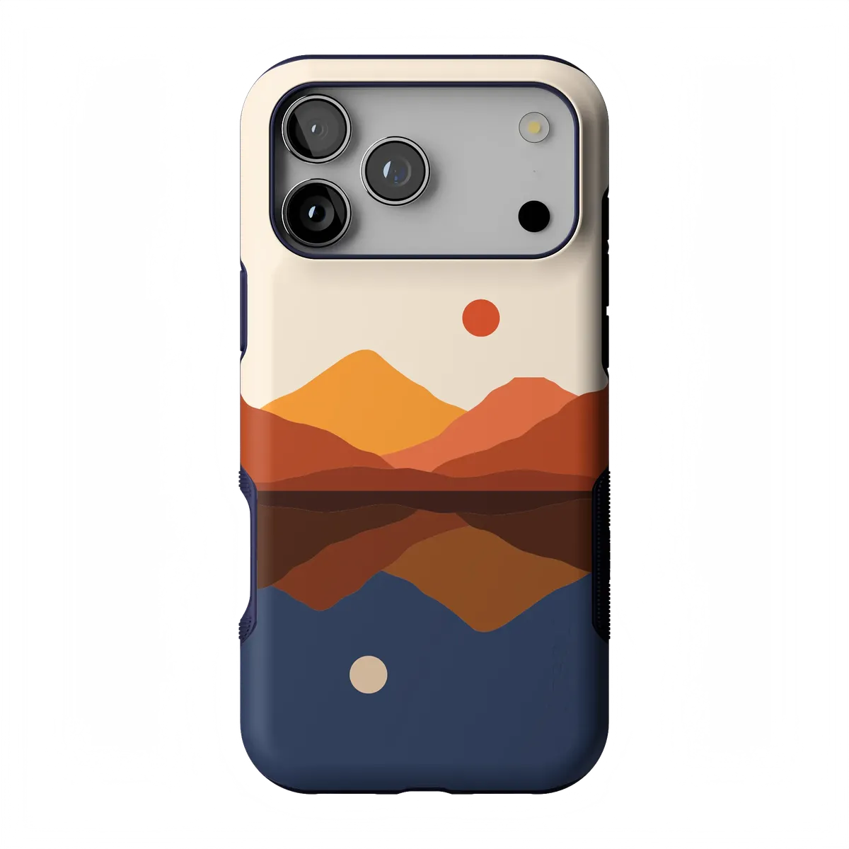 Opposites Attract | Day & Night Colorblock Mountains Case