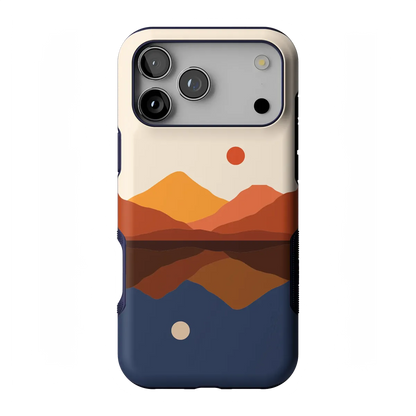 Opposites Attract | Day & Night Colorblock Mountains Case