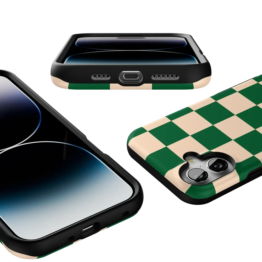 Fit Check | Green Checkerboard Case