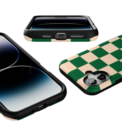 Fit Check | Green Checkerboard Case