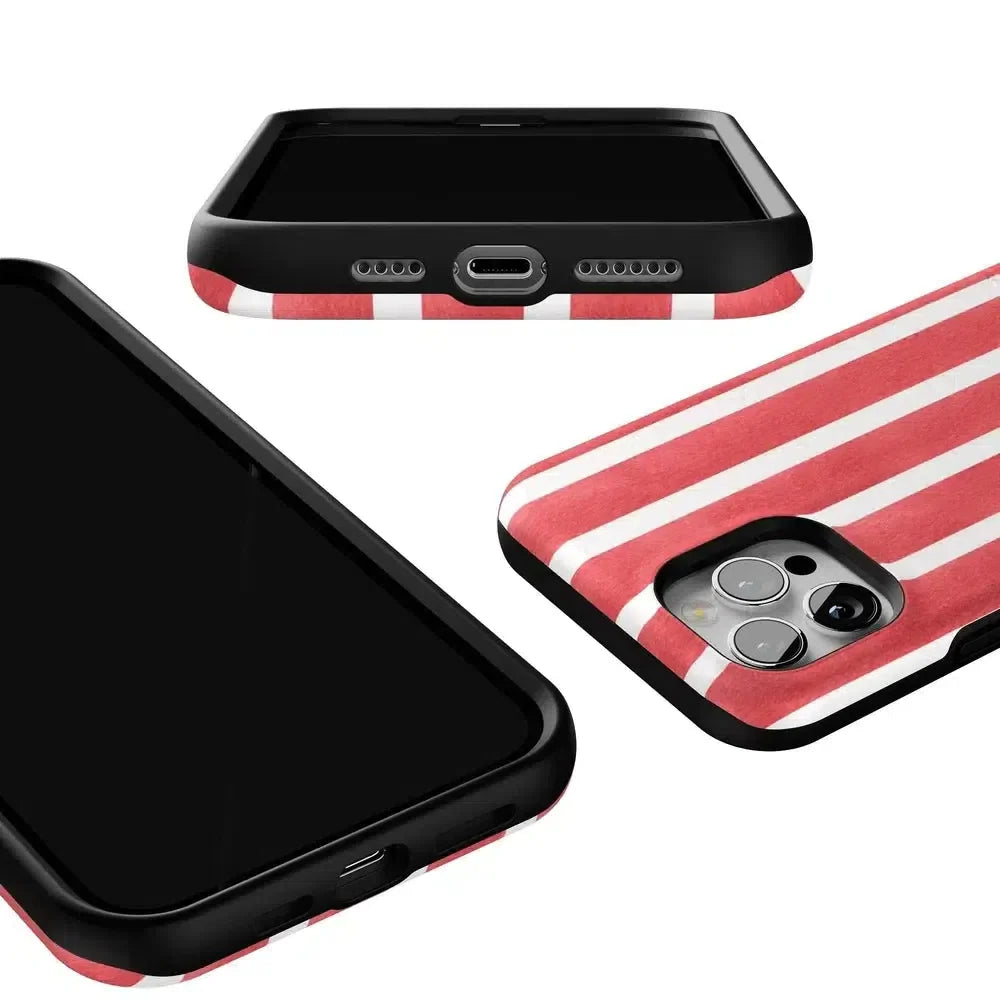 East Coast Summer | Red Stripes Case