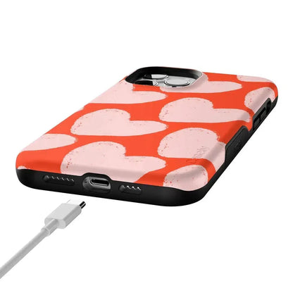 Love You More | Heart Doodle Case