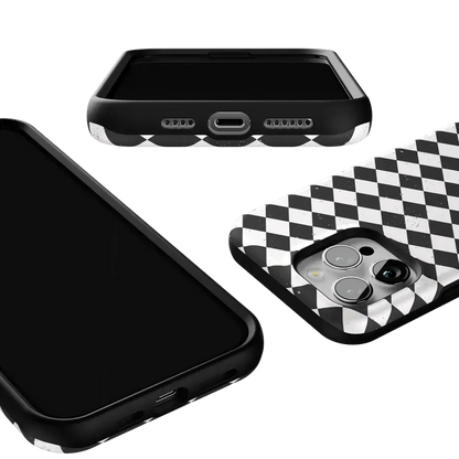 Salem's Hex | Black & White Checkered Case
