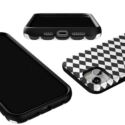 Salem's Hex | Black & White Checkered Case