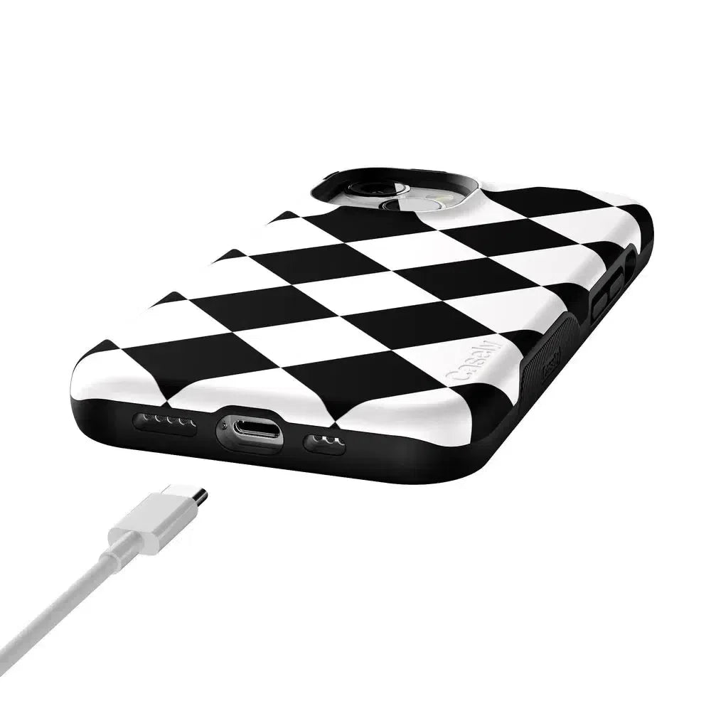Black Checkerboard | High Contrast Design Case