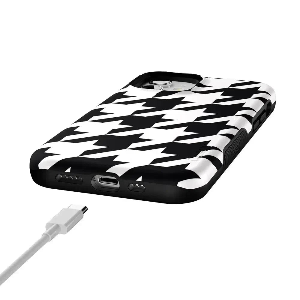 Houndstooth | High Contrast Design Case