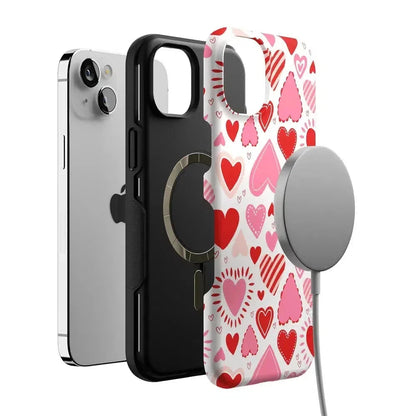 Love Struck | Heart Stickers Case