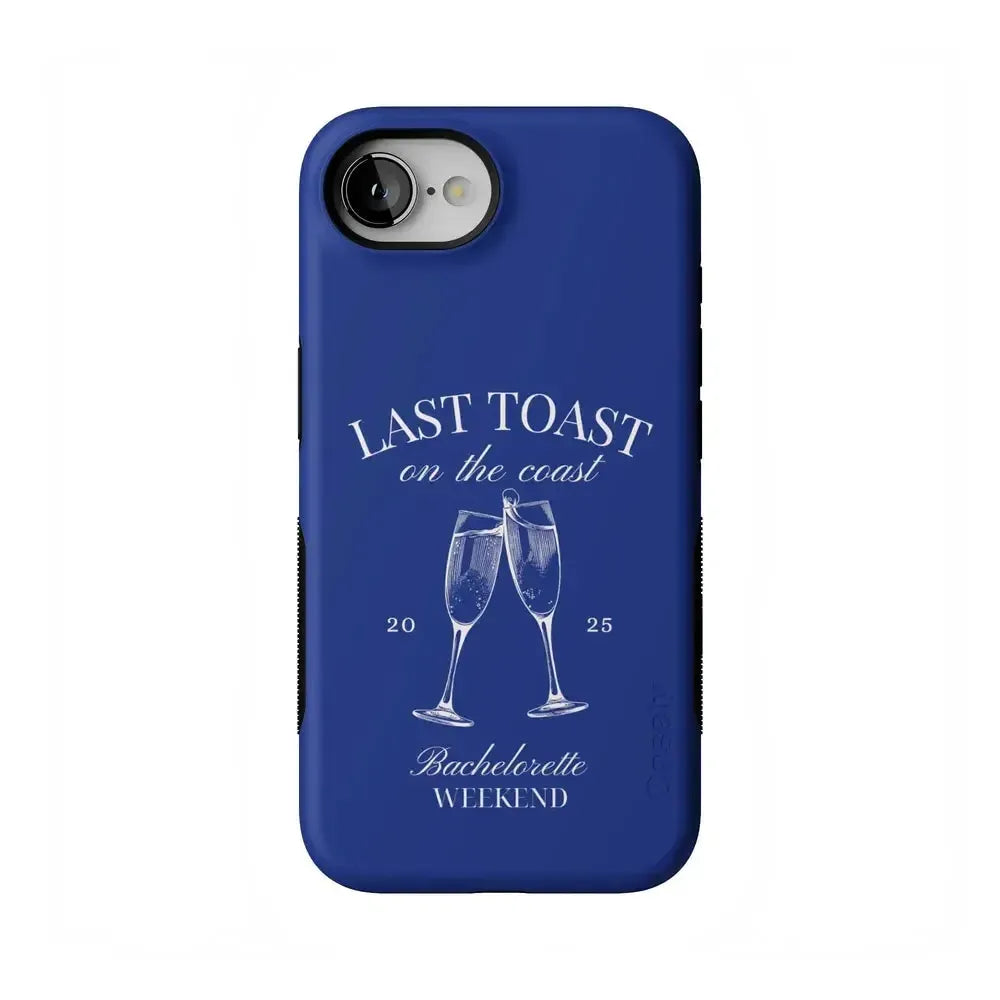 Last Toast | Blue Coastal Bachelorette Case