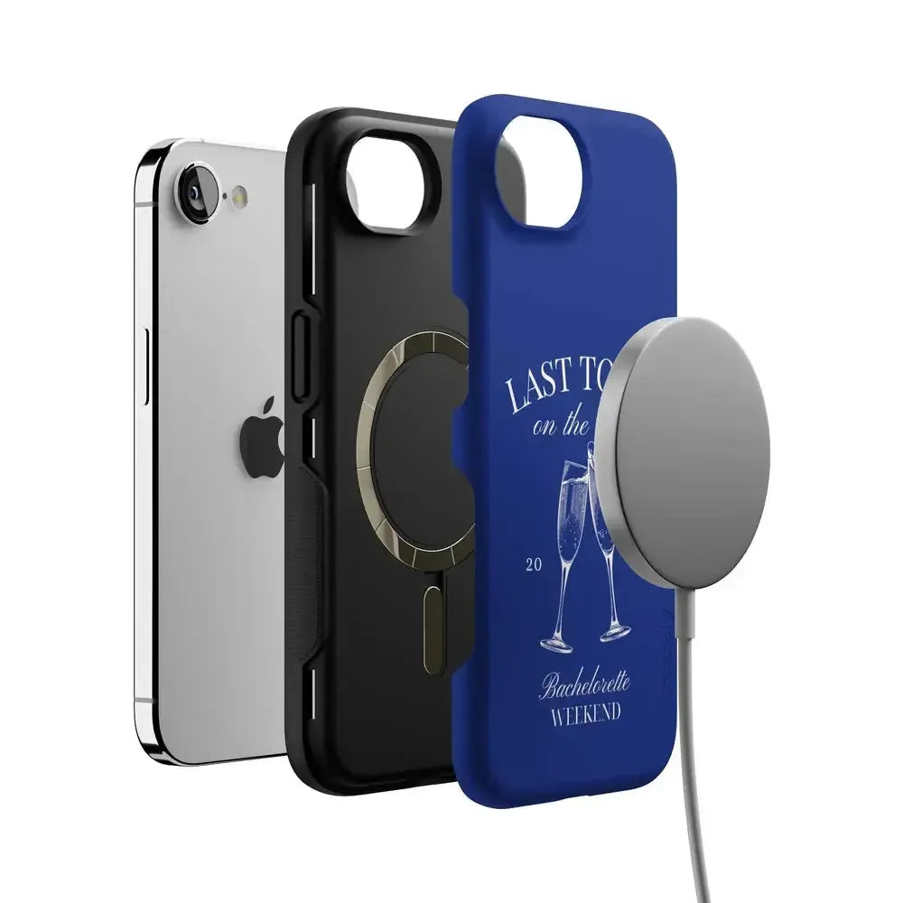 Last Toast | Blue Coastal Bachelorette Case