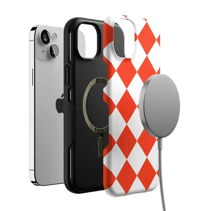 Red Checkerboard | High Contrast Design Case
