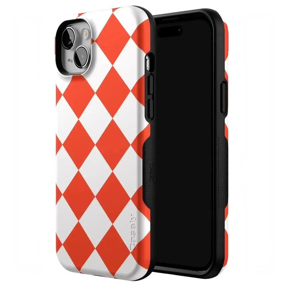 Red Checkerboard | High Contrast Design Case