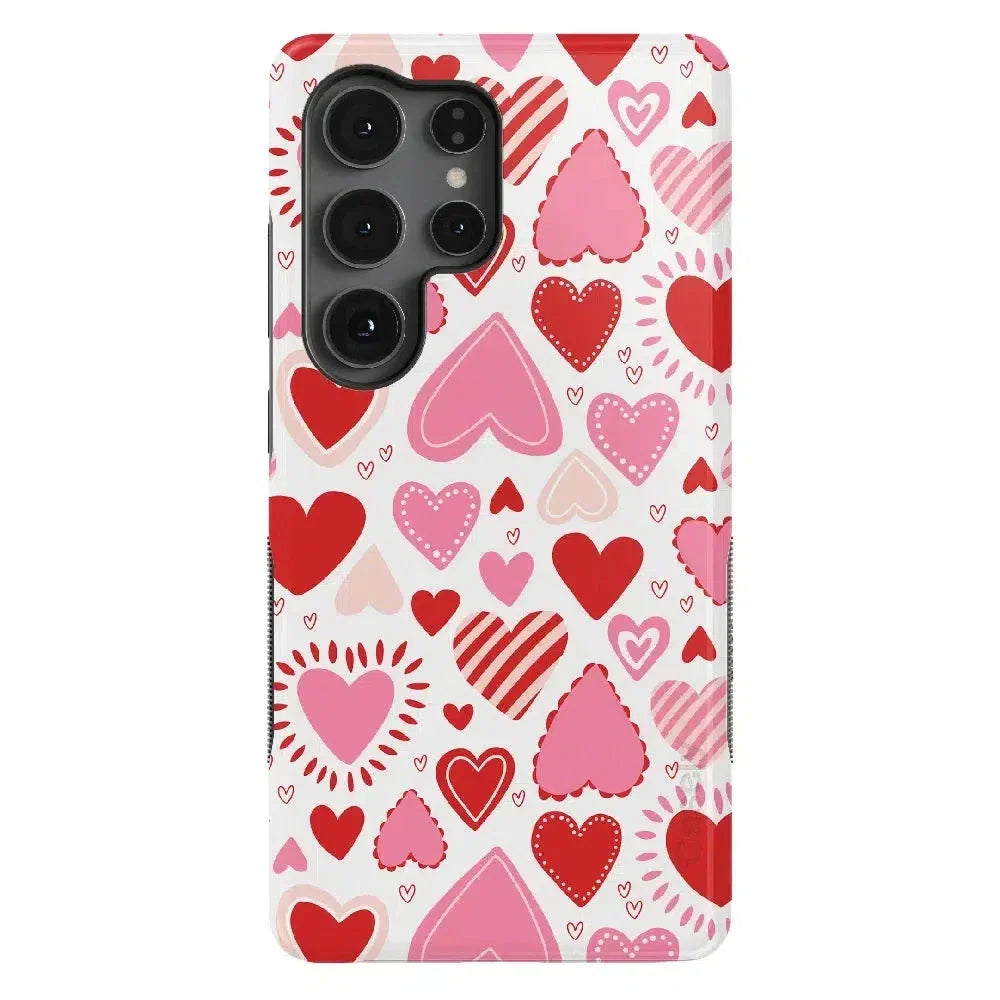 Love Struck | Heart Stickers Case