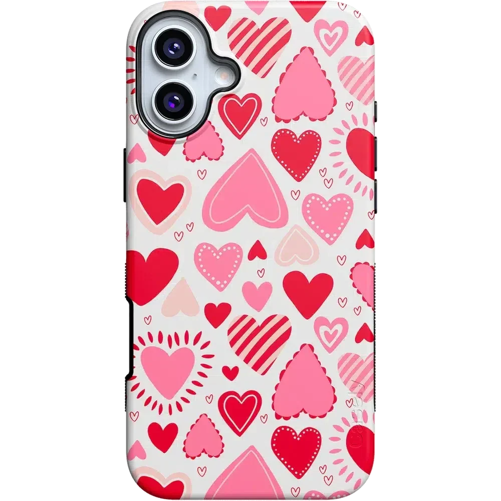 Love Struck | Heart Stickers Case