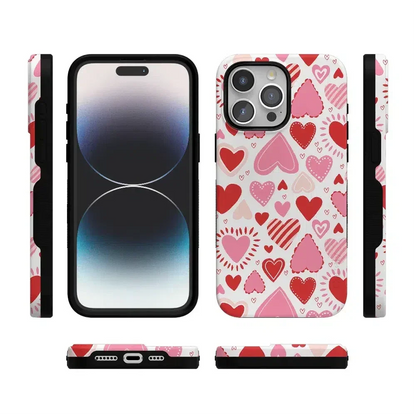 Love Struck | Heart Stickers Case