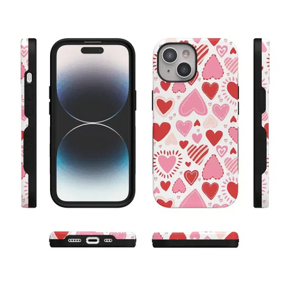 Love Struck | Heart Stickers Case