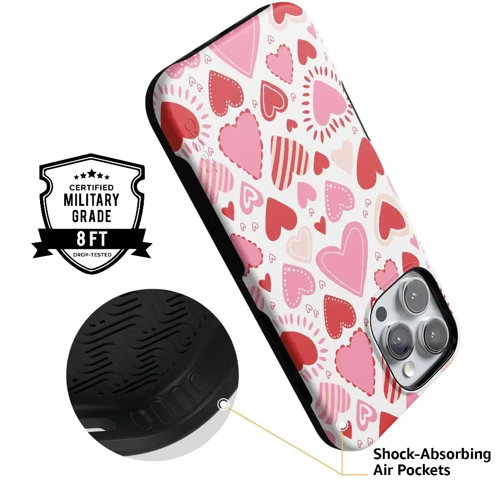 Love Struck | Heart Stickers Case
