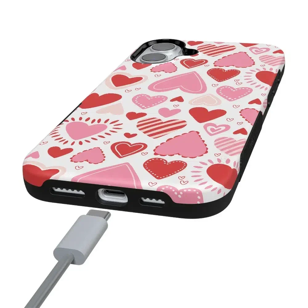 Love Struck | Heart Stickers Case