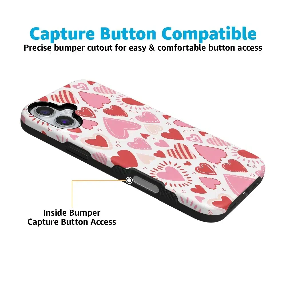 Love Struck | Heart Stickers Case