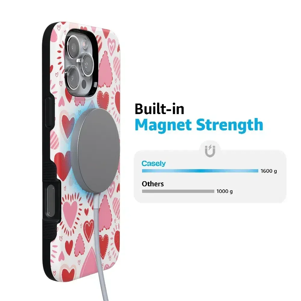 Love Struck | Heart Stickers Case