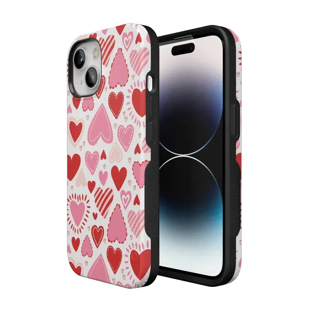 Love Struck | Heart Stickers Case