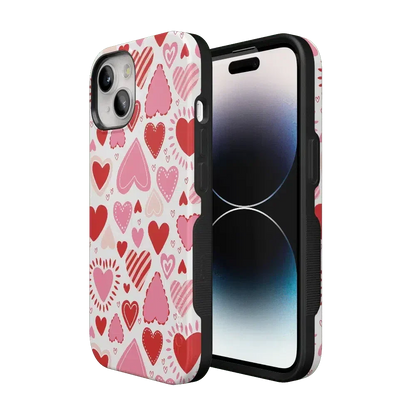 Love Struck | Heart Stickers Case