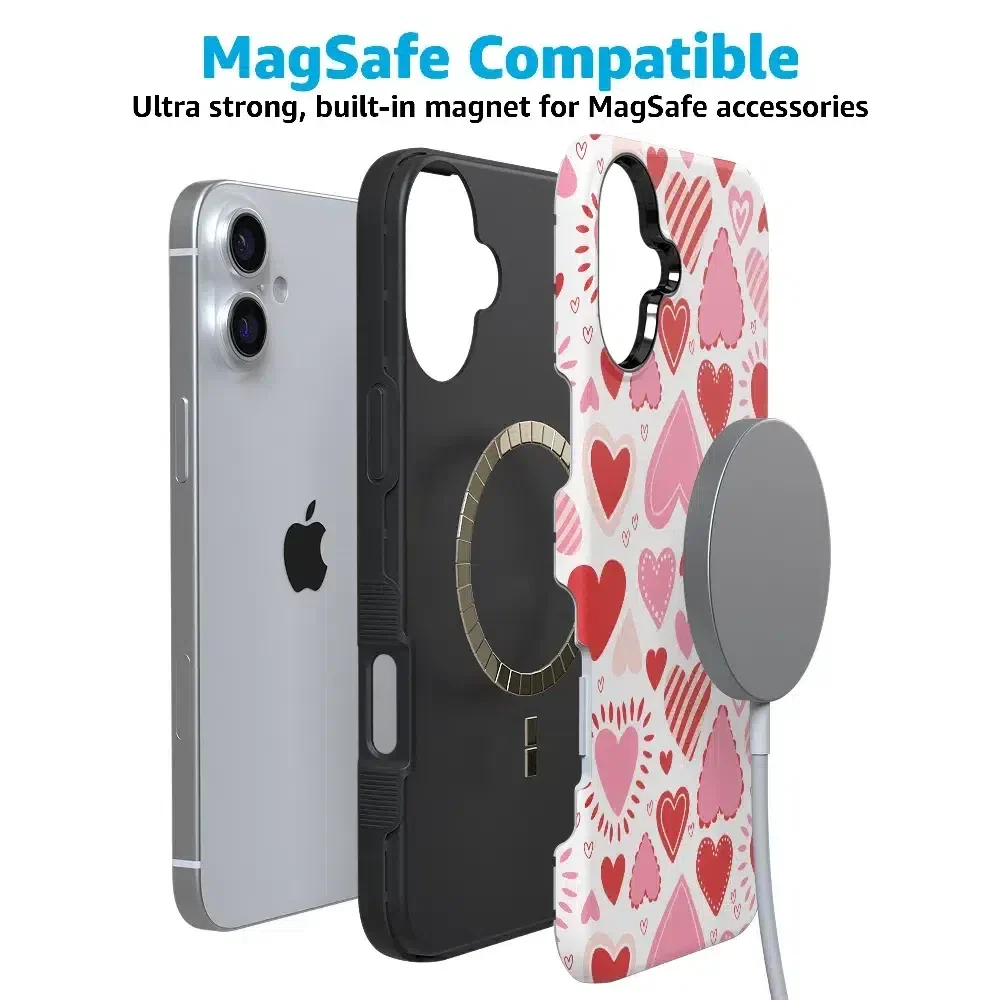 Love Struck | Heart Stickers Case