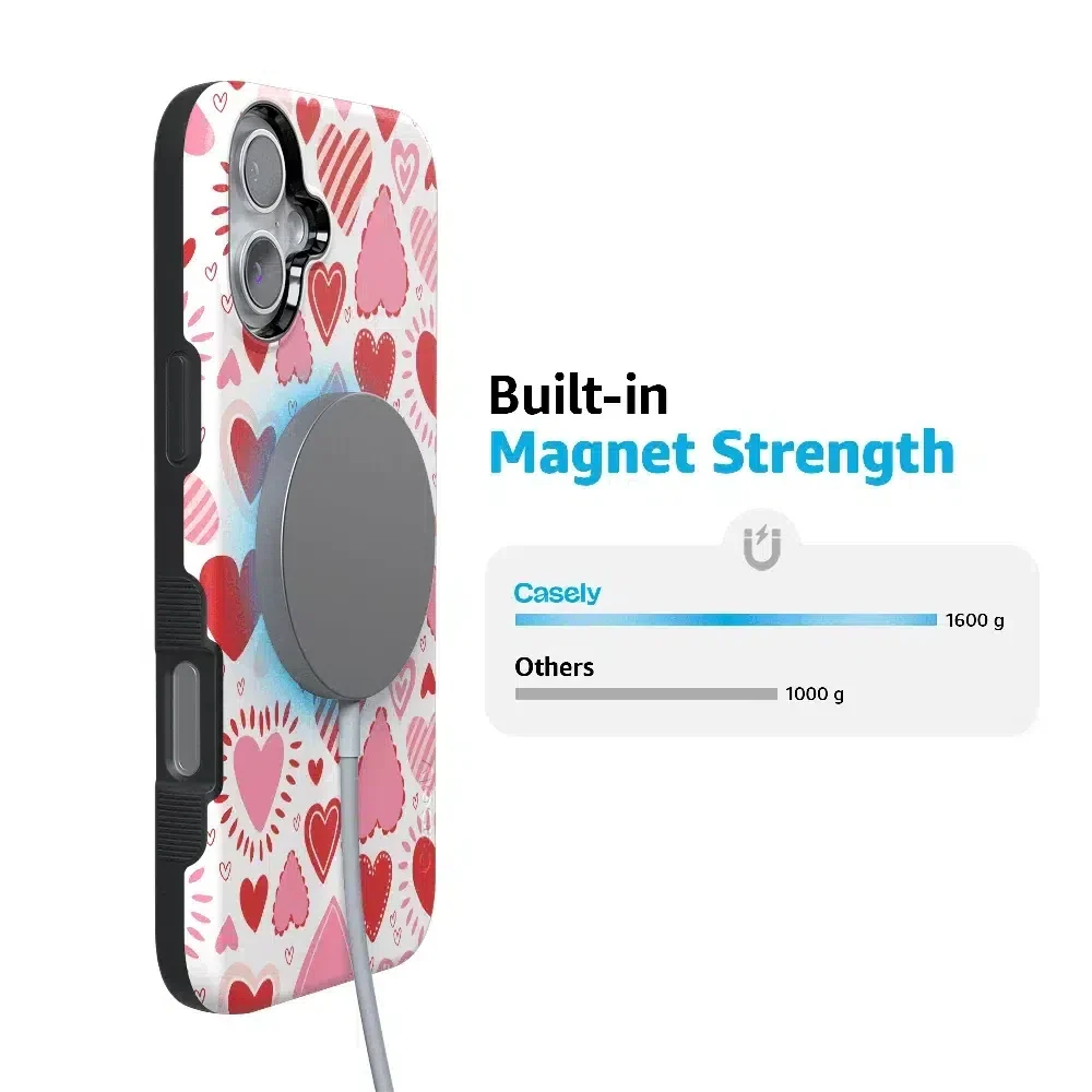 Love Struck | Heart Stickers Case