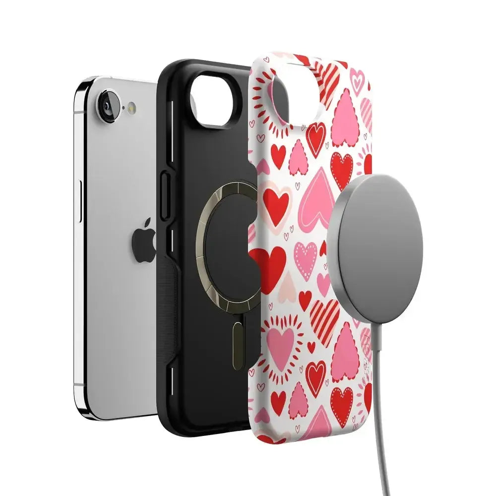 Love Struck | Heart Stickers Case