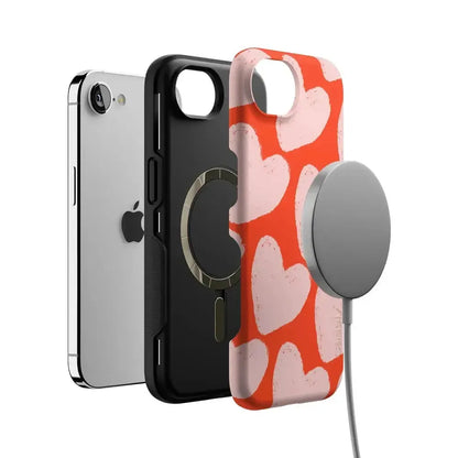 Love You More | Heart Doodle Case