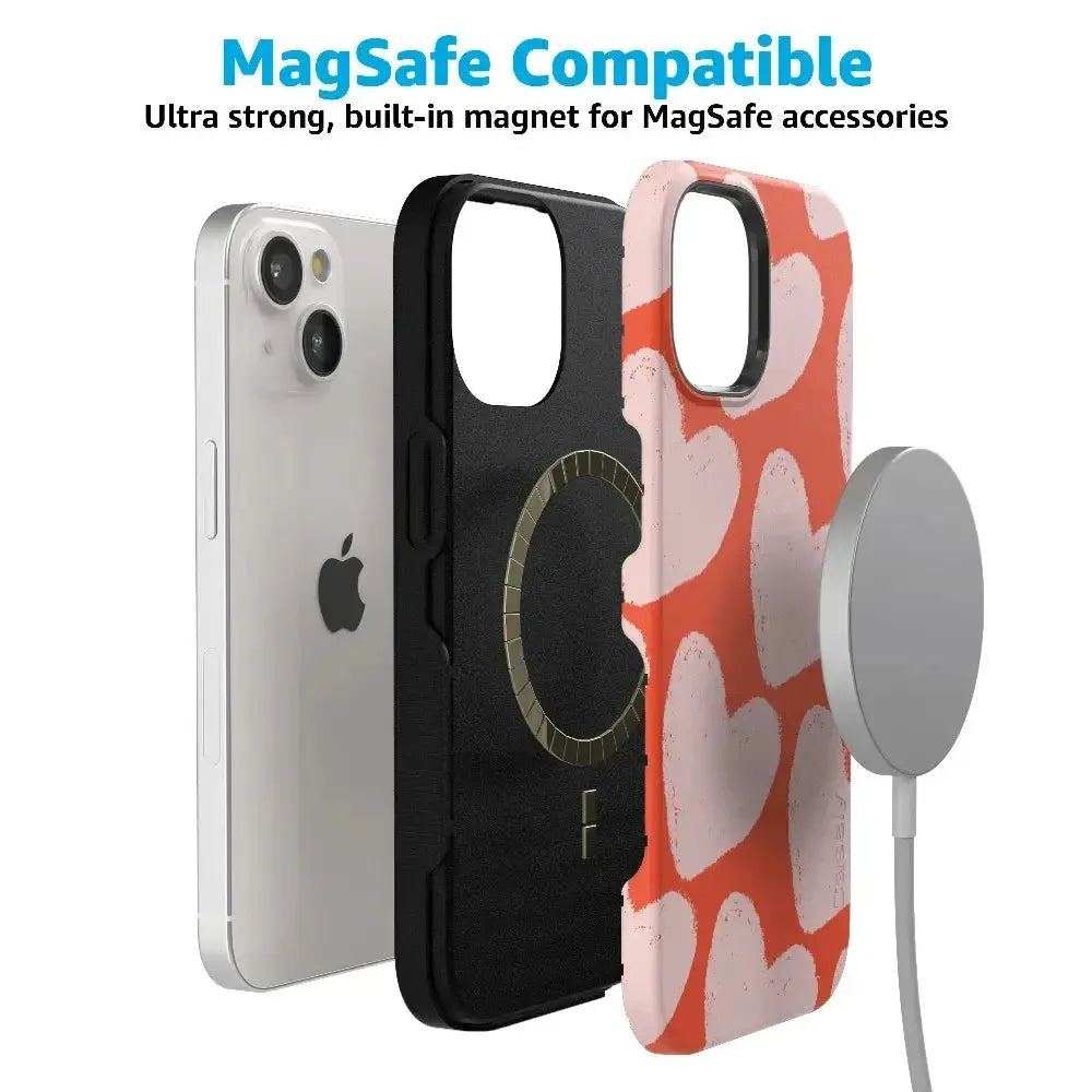 Love You More | Heart Doodle Case