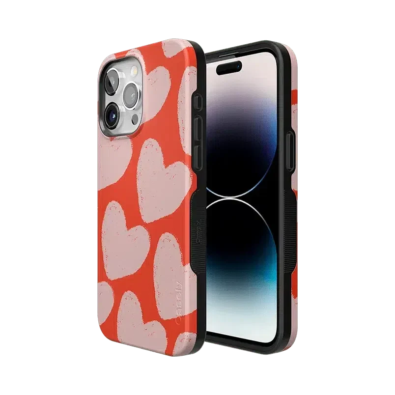 Love You More | Heart Doodle Case