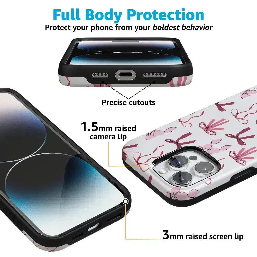 Lover Girlie | Pink Bows iPhone Case