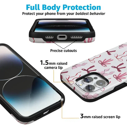 Lover Girlie | Pink Bows iPhone Case