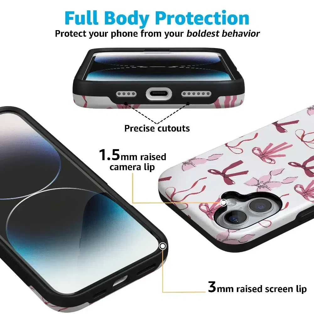 Lover Girlie | Pink Bows iPhone Case