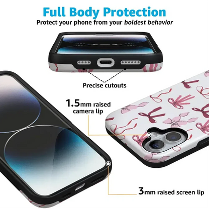 Lover Girlie | Pink Bows iPhone Case