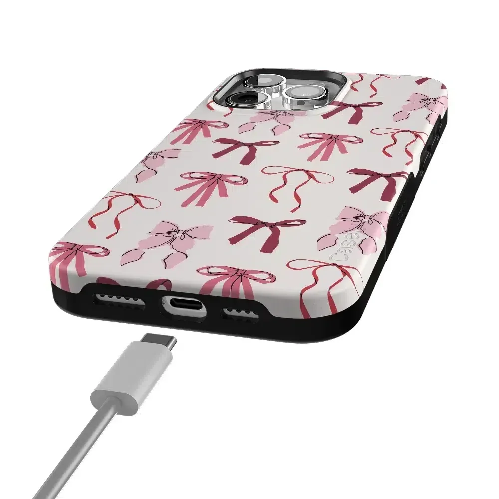 Lover Girlie | Pink Bows iPhone Case