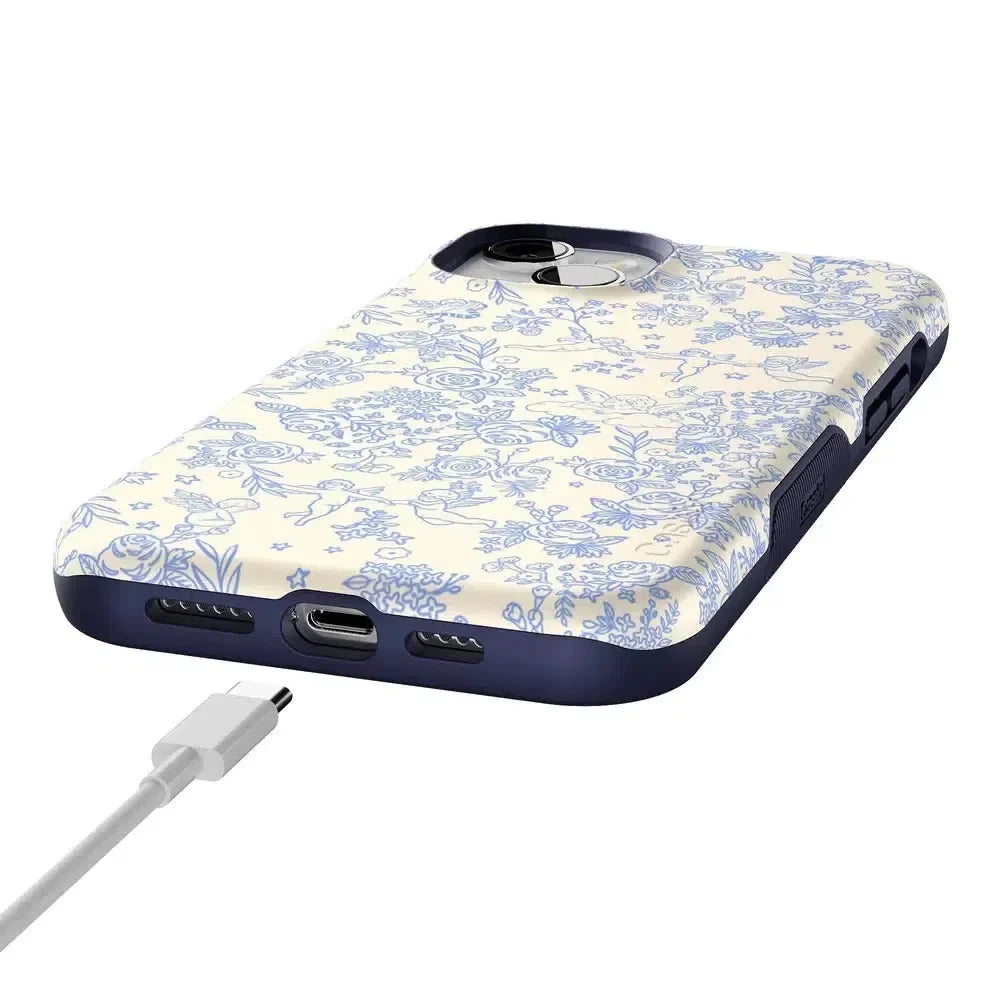 Cupid's Canvas | Periwinkle Floral Case